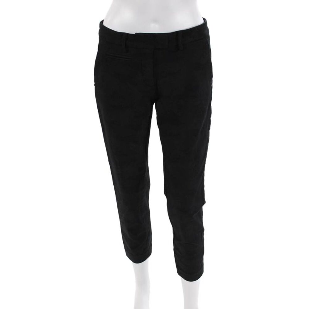 Masons Womens Camouflage Print Mid Rise Skinny Leg Pants Black Size EUR 38